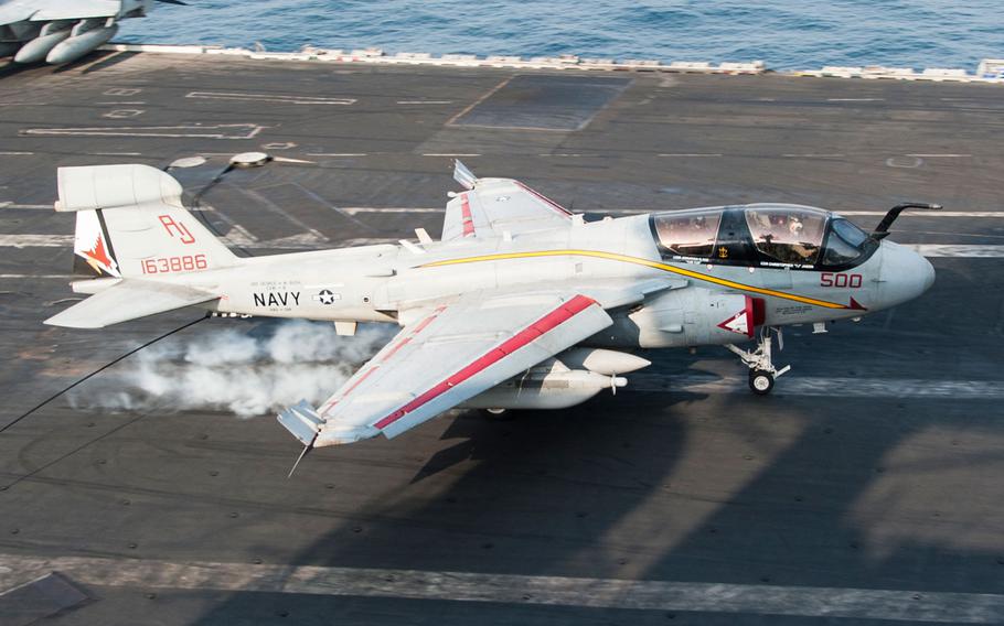 EA-6B Prowler Makes Its Final Flight For Navy | Stars And Stripes